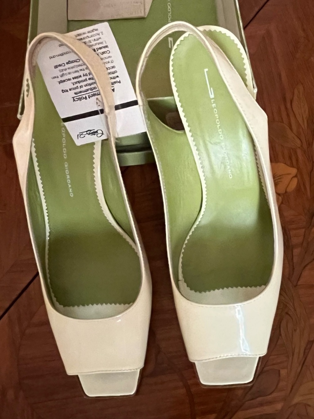 NWT Vintage Italian heels by Leopoldo Giordano size EU 37.5/US 7